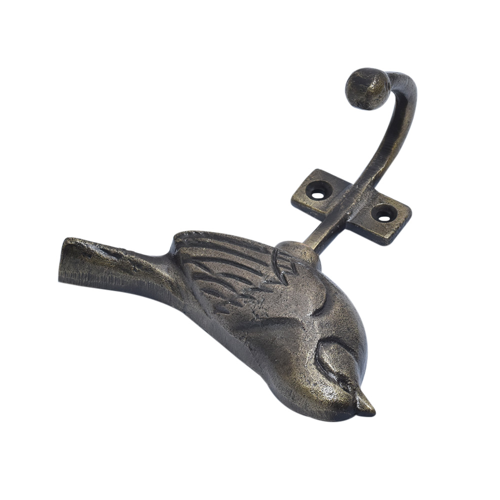Antique Bird Iron Key Wall Hooks